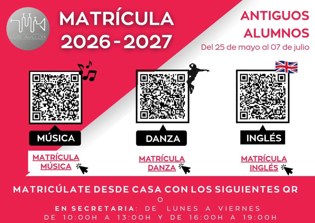 Matrícula Antiguos 2026